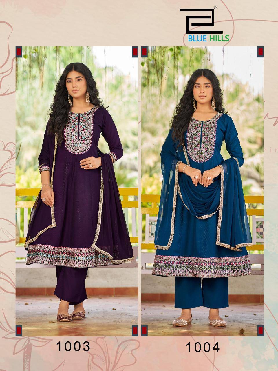 Blue hills mumtaz vol 10 Kurti Manufacturer in Delhi